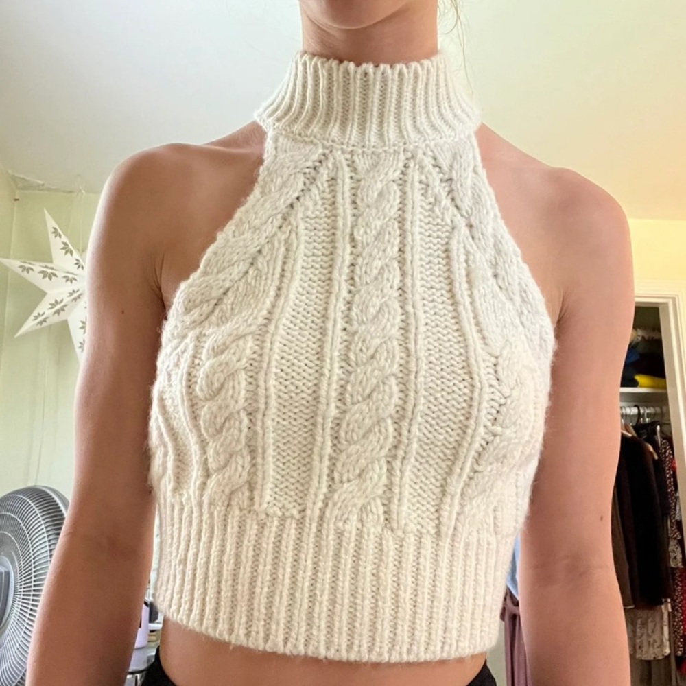 urban outfitters crotchet top